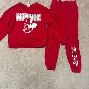Minnie Mouse sweatshirt sweatpants set